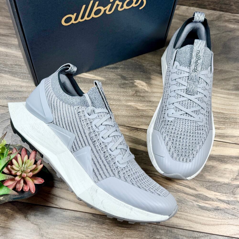 NIB Allbirds Tree Flyer 2 Running Shoes 10 Athletic Sneaker Trainer Medium Grey